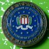 FBI Federal Bureau of Investigation St Michael Colorized Challenge Art Coin view 1