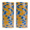 Claysmith Gaming Pack of 50 Poker Knights Poker Chips, Heavyweight 13.5-gram Clay Composite (0.50 Orange) view 2