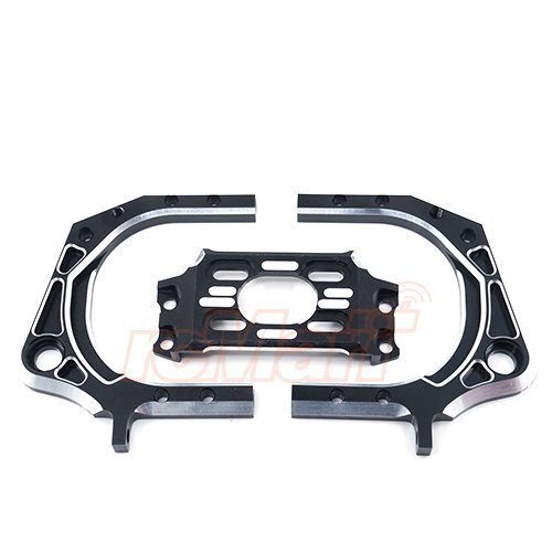 3Racing Aluminum Motor Mount Black For Sakura D4 AWD RWD #SAK-D4807/BK