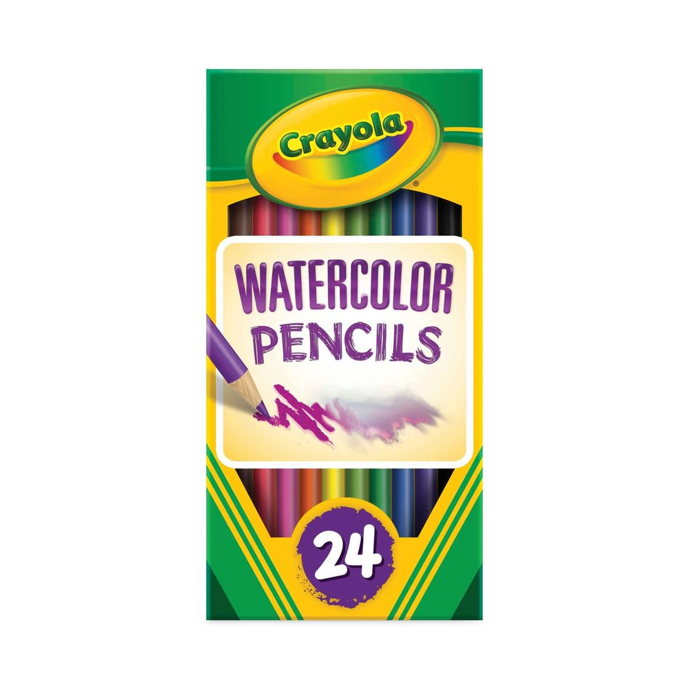 Crayola Watercolor Pencils, Pack of 24