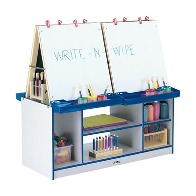 Jonti-Craft Rainbow Accents 0294JCWW003 4 Station Art Center, Blue