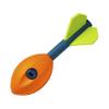 NERF Vortex Mini Aero Howler Foam Football - NERF Soft Mini Vortex Football for Long-Distance Throws - Perfect for Pool + Beach Ball - Kids Aero Howler Whistle Foam Ball view 1