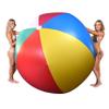GoFloats 6 ft Giant Inflatable Beach Ball, Extra Large Jumbo Beach Ball - Patch Kit Included view 1