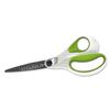 Acme United 16447 Carbo Titanium Bonded Scissors 8-Inch Long Straight Handle White/Green view 1