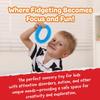 IMPRESA Fidget Toys Spiky Sensory Rings - 3-Pack, 2-Inch Inner / 4-Inch Outer - Sensory Toys & Classroom Prizes, Fidget Bracelet for Kids & Adults view 2