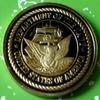 US Navy USS Saratoga CV-60 Colorized Challenge Art Coin view 2