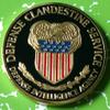 US Defense Clandestine Service Military Colorized Challenge Art Coin view 1