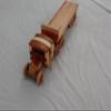 Handmade Wooden 1930's Flat Bed Toy Truck view 2