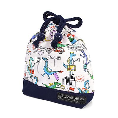 Purse and Small Cup Bag Cup Put Dinosaurs Town is Busy N3579000