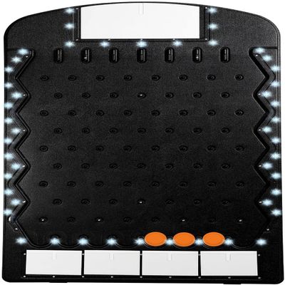 36" Black Prize Drop with Colorful Rainbow LED Lights