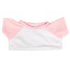 White Tee w/Light Pink Sleeve Fits Most 8"-10" Webkinz, Shining Star and 8"-10" Make Your Own Stuffed Animals and view 1