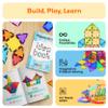 PicassoTiles Magnetic Tile Building Idea Book 230 Pages Illustrated Design Guide with 300 Creative Builds for Kids STEM Learning Creativity and Brain Development Educational Toy Ages 3 Plus PTIDEABOOK view 4