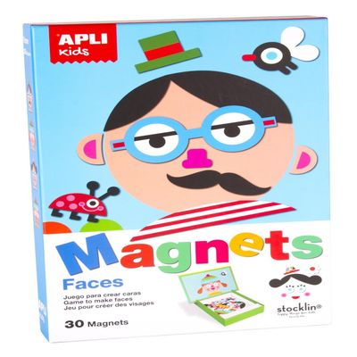 APLI Apli14561 Faces Magnets Game