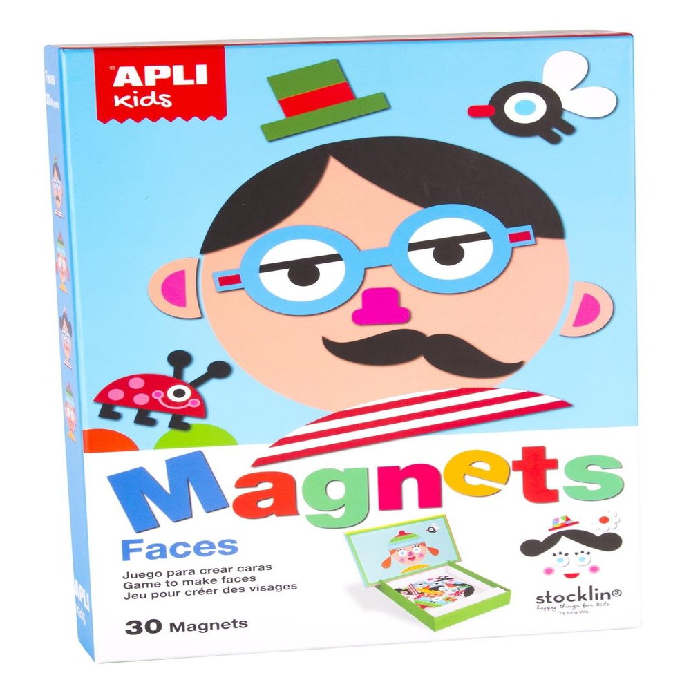 APLI Apli14561 Faces Magnets Game