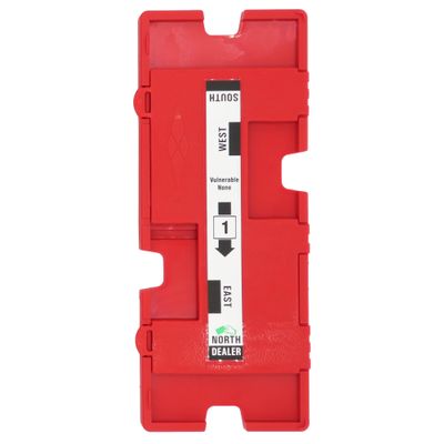 Baron Barclay Imperial Plus Duplicate Boards for Bridge - Set of 36 (Red)