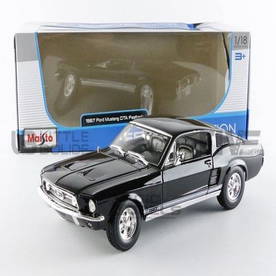 Maisto 31166bk 1967 Ford Mustang Fastback 1/18 Scale Black