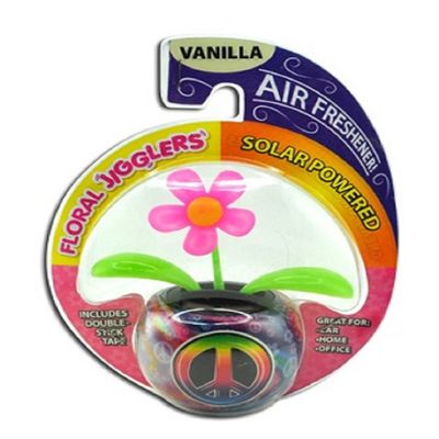 Novelty Inc. Solar Powered Dancing Flower w/Air Freshener - One Item w/Random Color and Design
