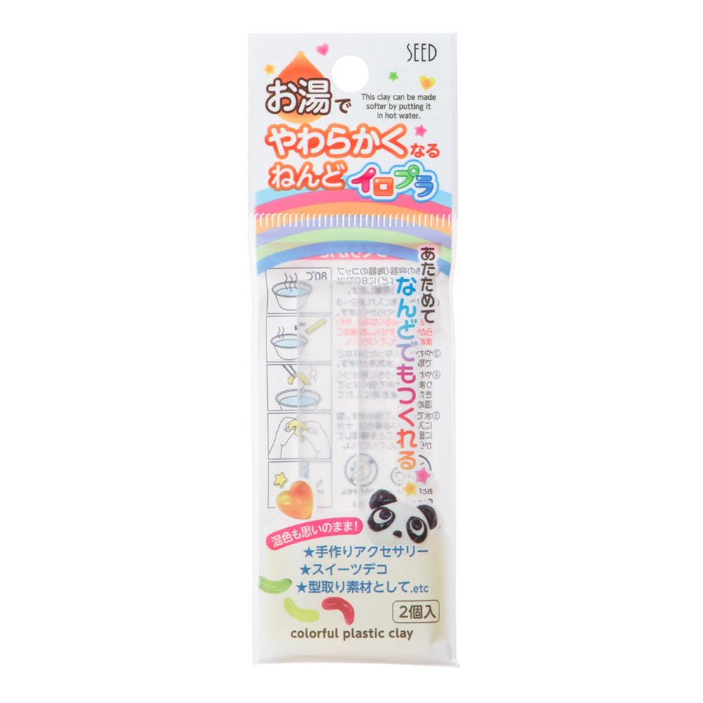 Seed Iropla ACG-PC1-C-10P Sculpting Clay, Clear, 10 Pieces