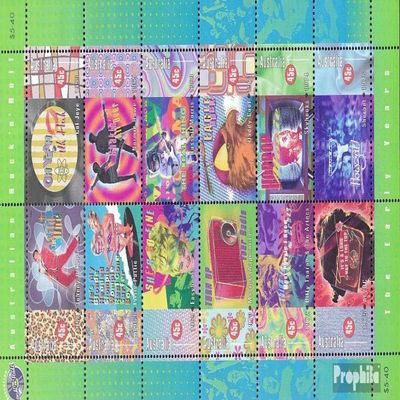 Australia 1720-1731 zd-Archery (Complete.Issue.) unmounted Mint/Never hinged ** MNH 1998 Music (Stamps for Collectors) Music/Dance