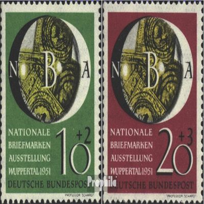 FRD (FR.Germany) 141-142 (Complete.Issue.) unmounted Mint/Never hinged ** MNH 1951 NBA (Stamps for Collectors)