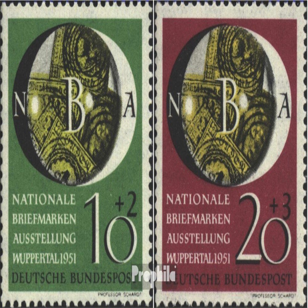 FRD (FR.Germany) 141-142 (Complete.Issue.) unmounted Mint/Never hinged ** MNH 1951 NBA (Stamps for Collectors)