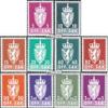 Norway D68y-D85y (Complete.Issue.) (10 Values) unmounted Mint/Never hinged ** MNH 1969 Service Marks (Stamps for Collectors) view 1