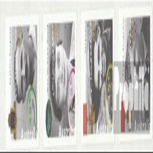 Australia 1473-1476 Quad Strip (Complete.Issue.) unmounted Mint/Never hinged ** MNH 1995 Personalities (Stamps for Collectors)