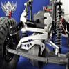 Jack-Store 1set Chassis Mounted Servo Kit With Panhard Link for Axial SCX10 RC Crawler Car Silver view 4