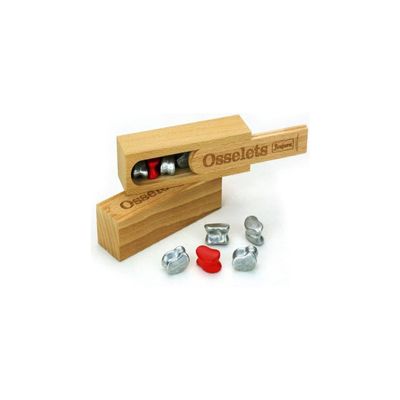 Jeujura JeujuraJ8193 Beech Jacks Game in Wooden Box, Multi-Color