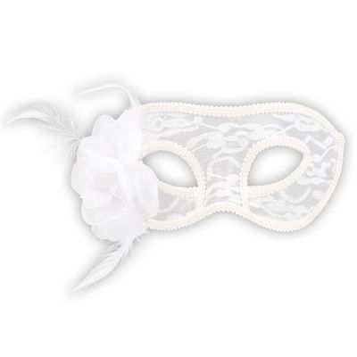 Boland 97529 Mystique Lace Eye Mask, White