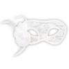 Boland 97529 Mystique Lace Eye Mask, White view 1