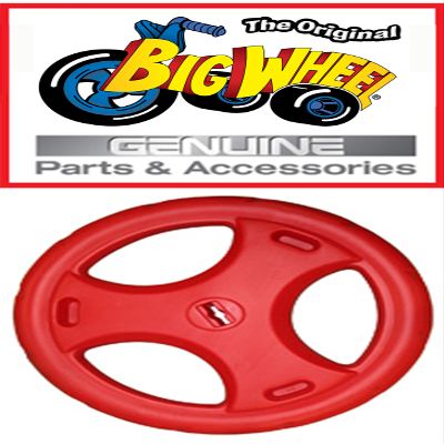 RED Front Wheel for The The Original Big Wheel 16" Trike Racer/ Mighty Wheels (Replacement Part)