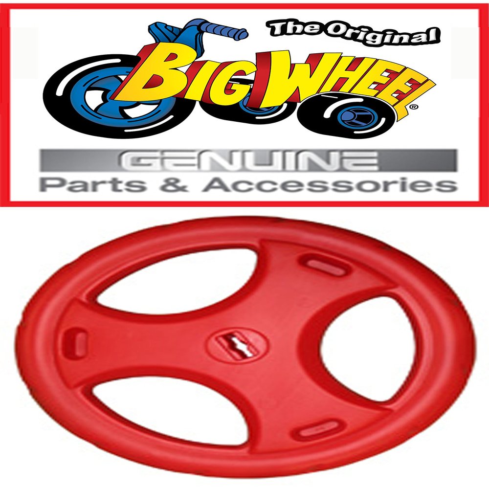 RED Front Wheel for The The Original Big Wheel 16" Trike Racer/ Mighty Wheels (Replacement Part)