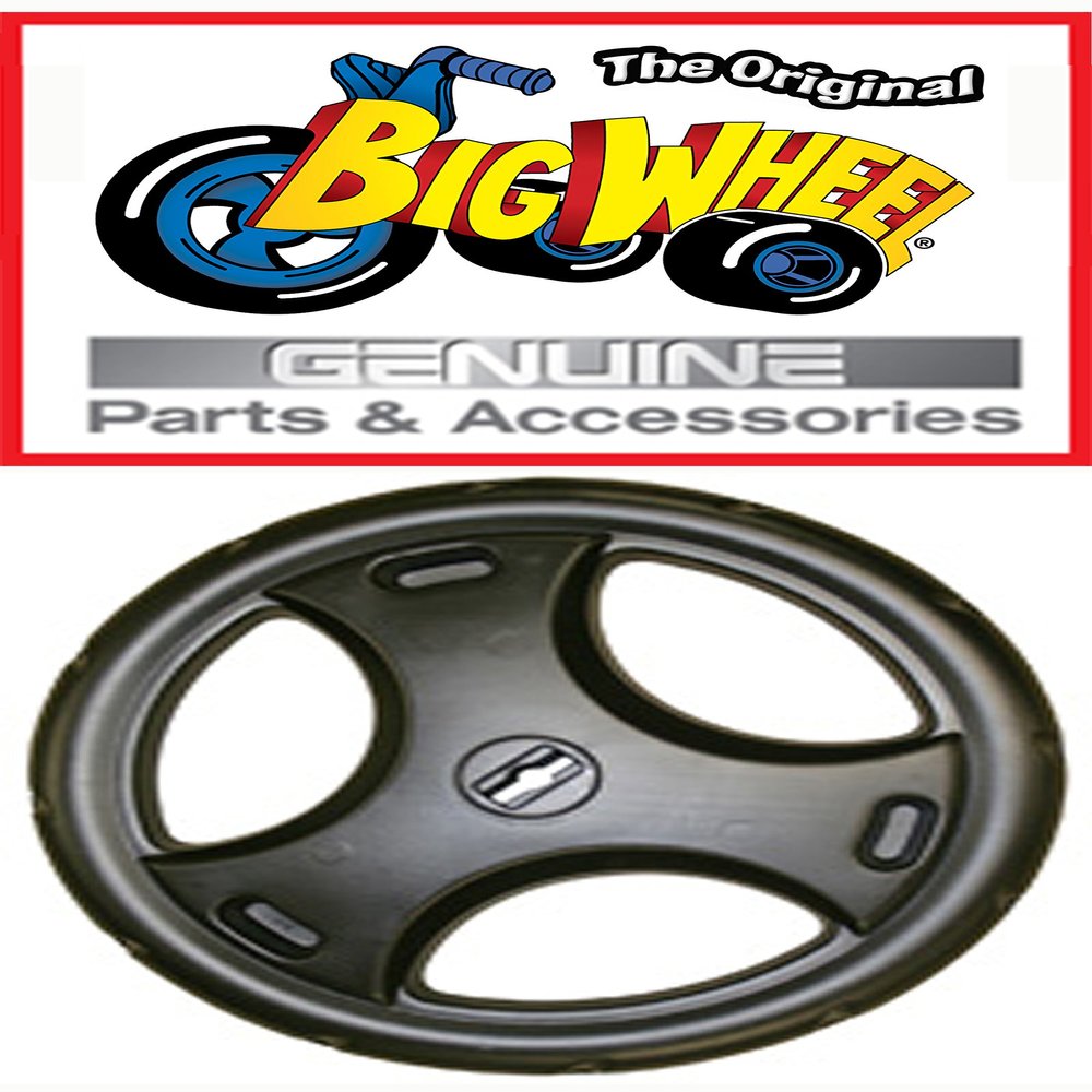 Black Front Wheel for The The Original Big Wheel 16" Trike Racer/Mighty Wheels (Replacement Part)