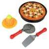 11 Piece Pizza Set for Kids; Play Food Toy Set; Great for a Pretend Pizza Party; Fast Food Cooking And Cutting Play Set Toy. view 1