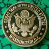 US DOL Department of Labor Colorized Challenge Art Coin view 2