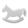 ULTNICE Small Wooden Rocking Horse Kids Toys - White view 1