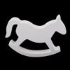 ULTNICE Small Wooden Rocking Horse Kids Toys - White view 3