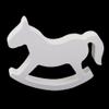 ULTNICE Small Wooden Rocking Horse Kids Toys - White view 4