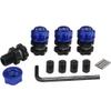 Hot Racing ERV10X06 Aluminum +10mm 17mm Hubs TRA Mt view 1