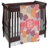 Personalized Mums Flower Baby Blanket (Double Sided) view 1