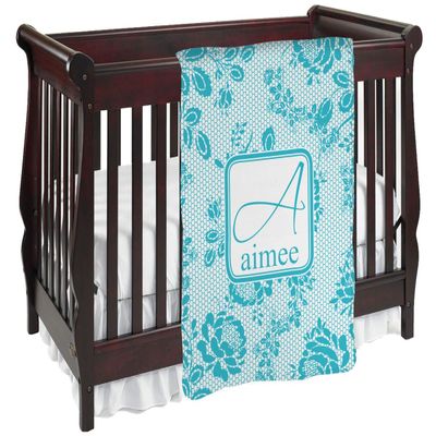 Personalized Lace Baby Blanket (Double Sided)