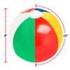 12" Rainbow Colored Party Pack Inflatable Beach Balls - Beach Pool Party Toys (12 Pack) view 2