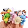 Acekid 10pcs Soft Plush Animal Finger Puppets Set Baby Story Time Velvet Animal Style for Toddlers view 4