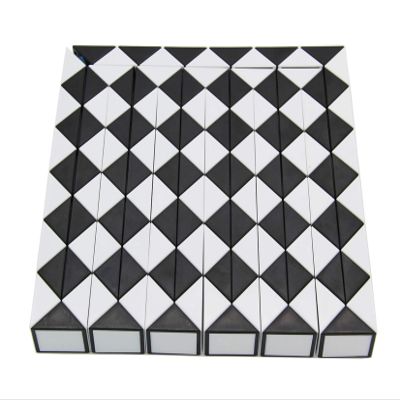 Fangfei Magic Snake Twist Puzzle Twisty Toy Random Color Shipping (144 parts)