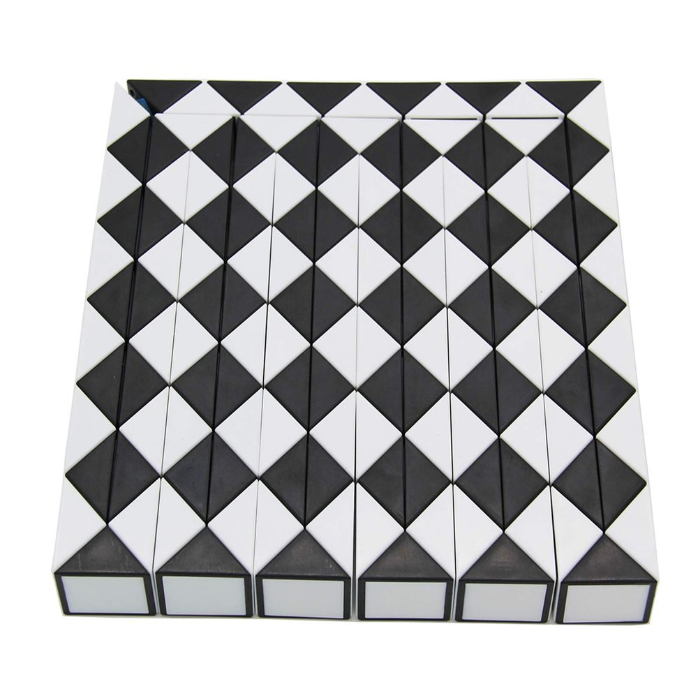 Fangfei Magic Snake Twist Puzzle Twisty Toy Random Color Shipping (144 parts)