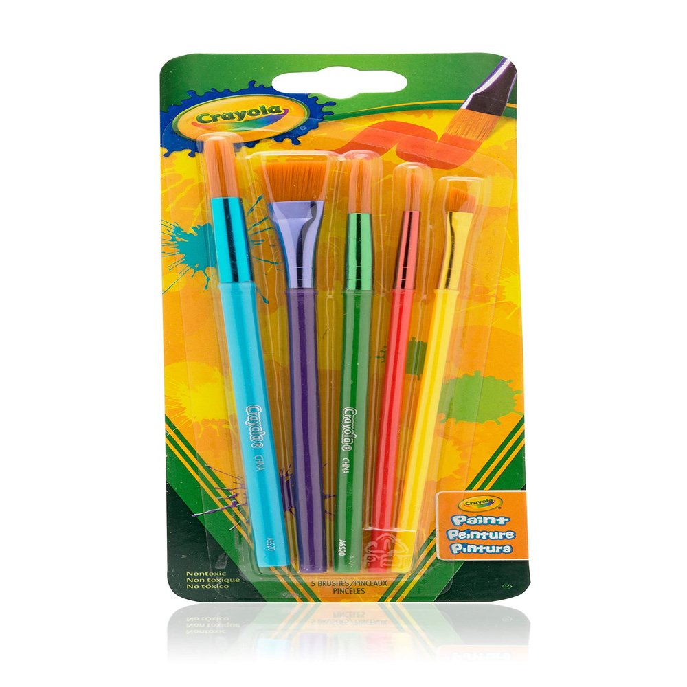 Crayola Paint Brush Set, Painting Supplies, 5 Count
