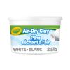 Crayola Air Dry Clay, White, No Bake Modeling Clay for Kids, 2.5lb view 1