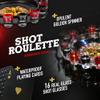 BETTERLINE Shot Glass Roulette Drinking Game and Poker Playing Cards Set - Spinning Wheel, 2 Balls and 16 Shot Glasses - Casino Adult Party Games view 2