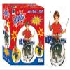 BOYS TOY COMPLETE DRUM SET WITH CYMBAL TOM DRUMS view 1